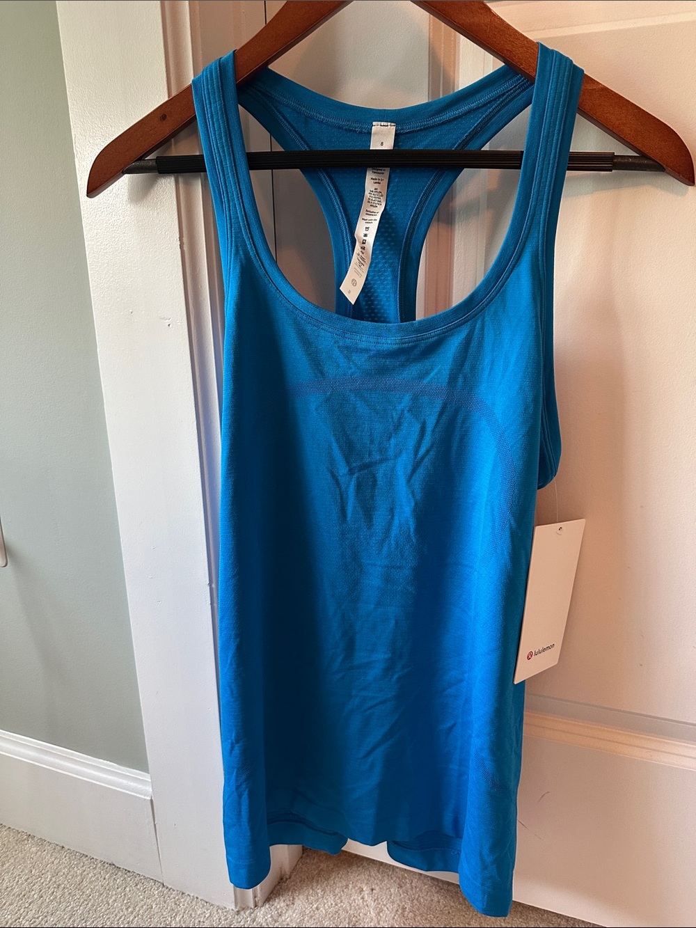 Lululemon bright blue Racerback Tank